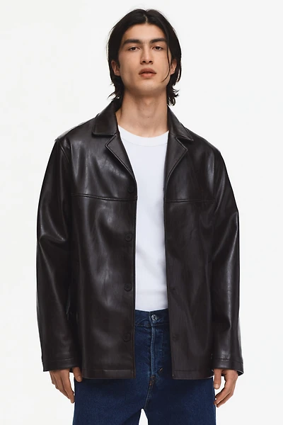 Veste en tissu enduit