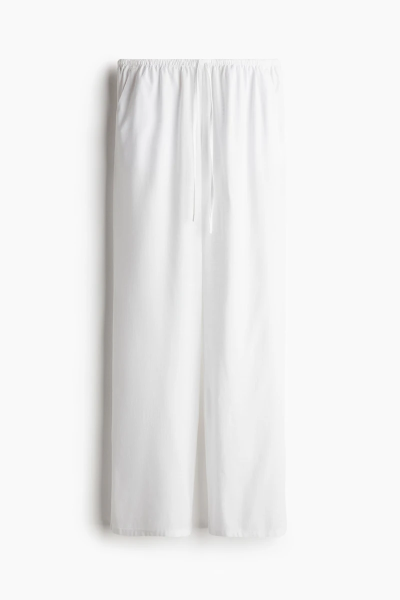 Straight-Leg Drawstring Pants