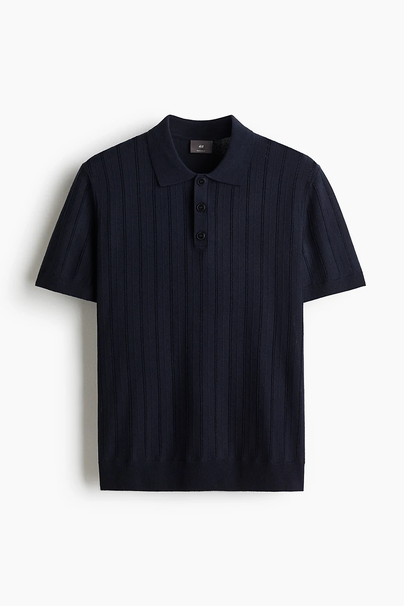 Regular-Fit Textured Polo Shirt
