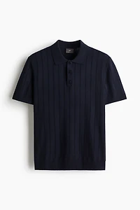 Regular-Fit Textured Polo Shirt