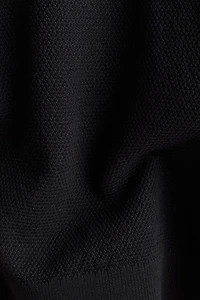 Waffle-Knit Polo Shirt