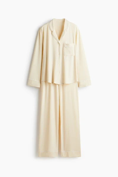 Pyjama en viscose mélangée