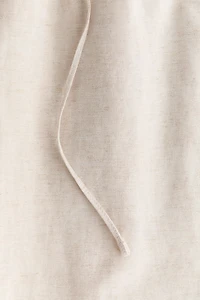 Pantalon en lin mélangé