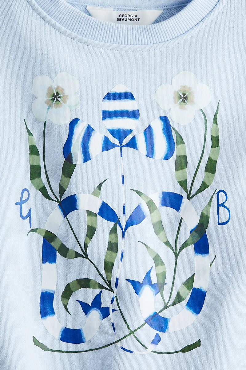 Printed Cotton Sweatshirt