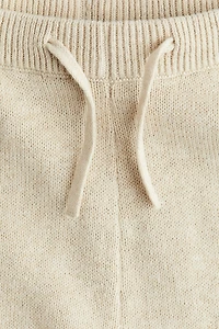 Pantalon de jogging en fin tricot coton