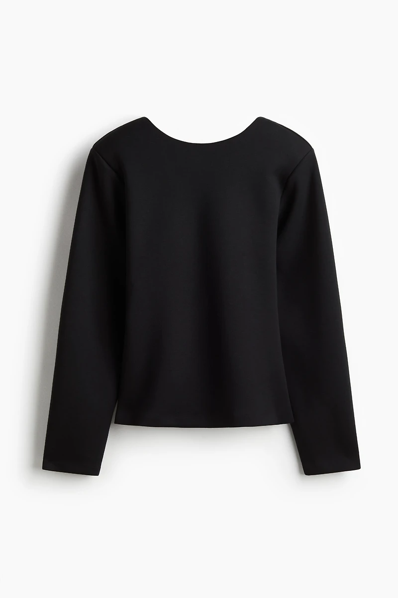 Scuba Top with Low-Cut Back