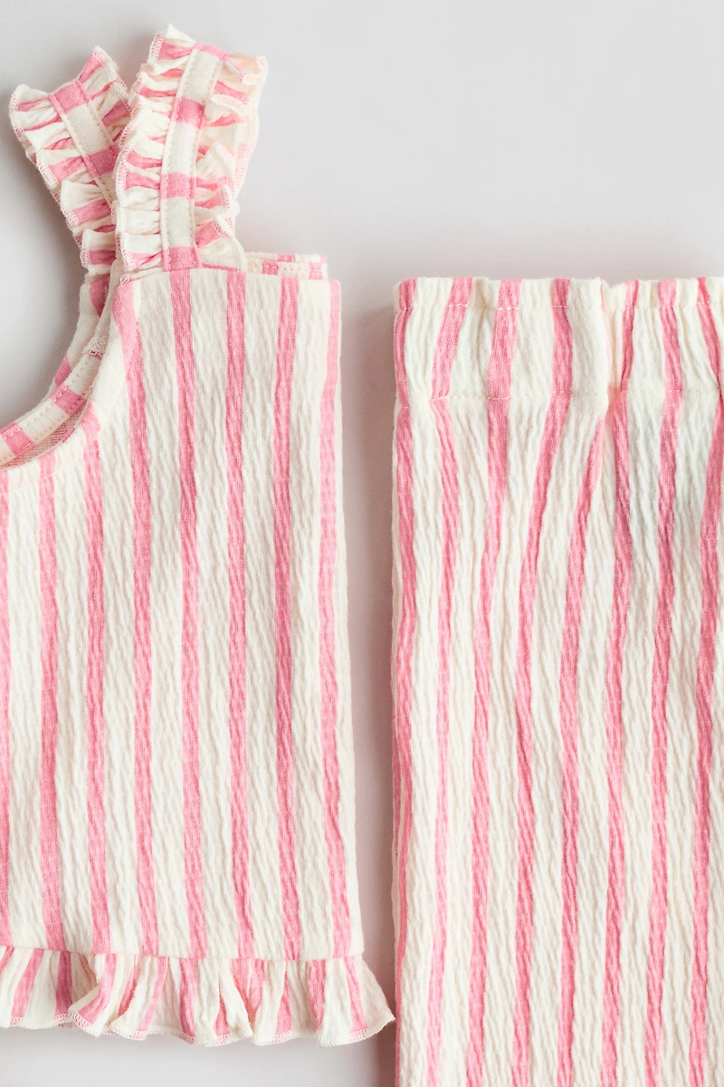 Ensemble imprimé 2 pièces en coton