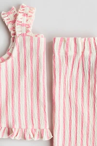 Ensemble imprimé 2 pièces en coton