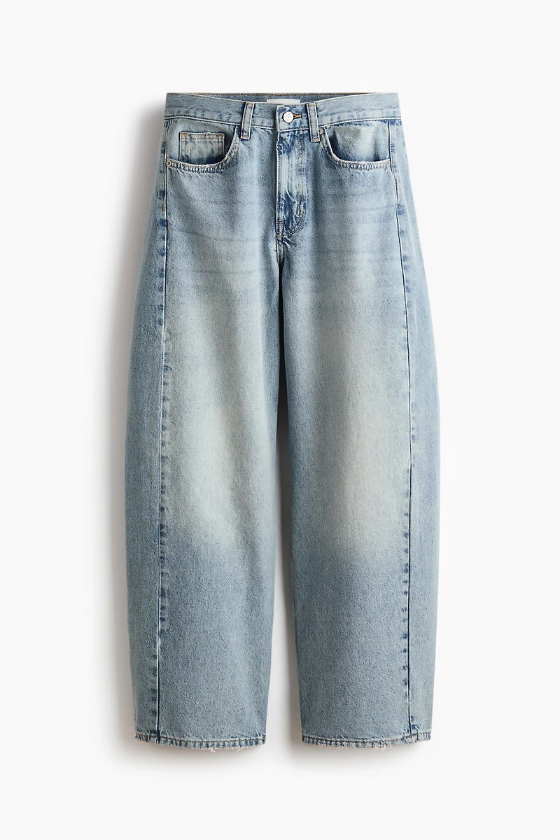 Barrel Regular Waist Jeans