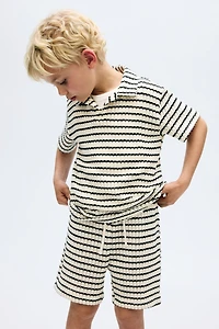 Ensemble 2 pièces en tricot texturé