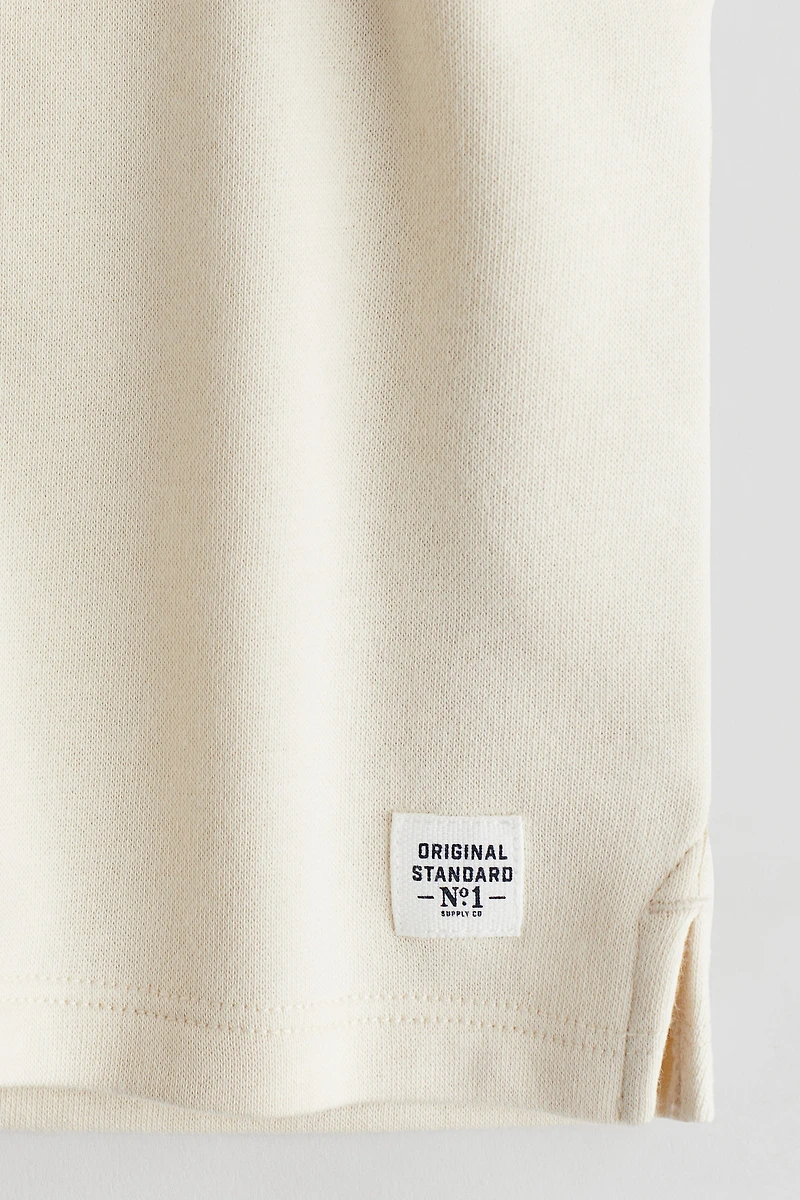 Chandail style polo en coton