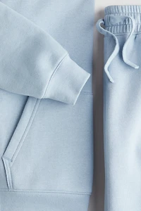 2-piece Sweatshirt Hoodie and Sweatshorts Set