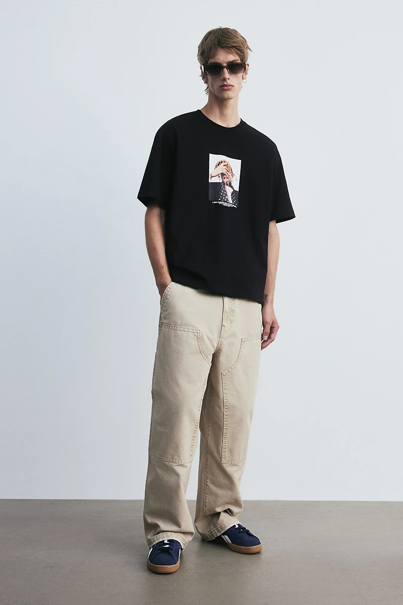 T-shirt imprimé Coupe Flottante