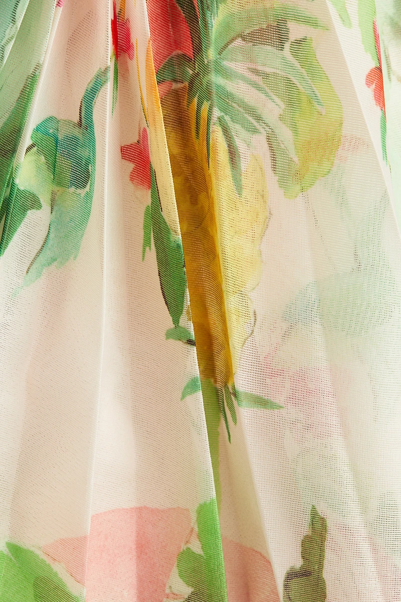 Pleated Midi Skirt