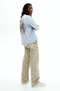 T-shirt imprimé grande taille