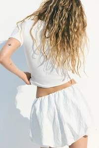 Top with Eyelet Embroidered Detail