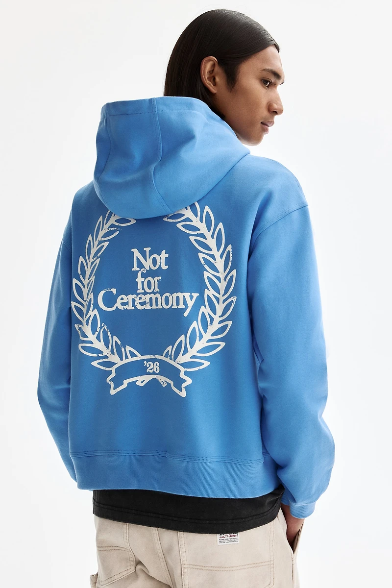 Loose-Fit Hoodie with Motif