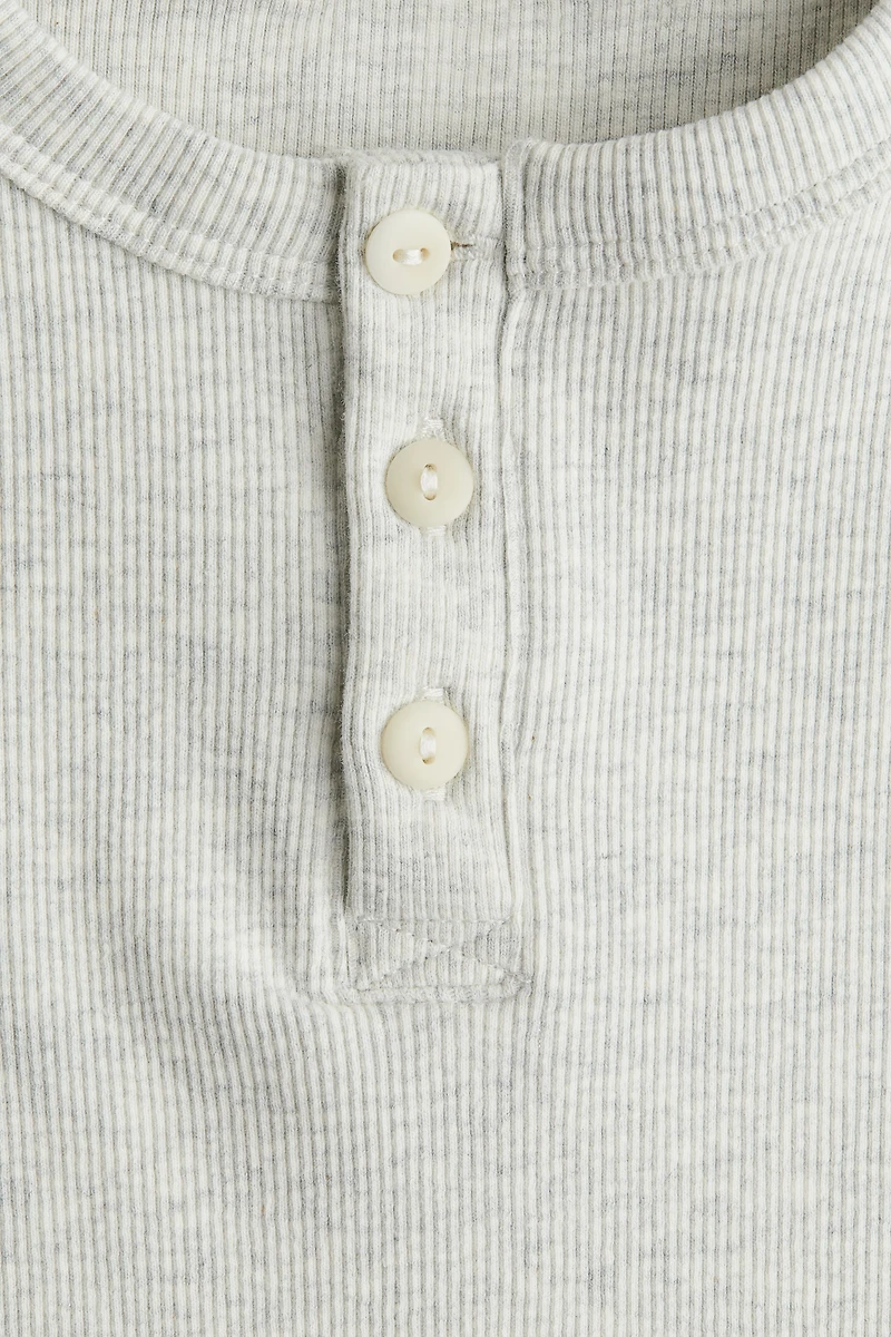 Cotton Henley Shirt