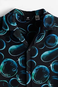 Relaxed Fit Printed Resort Shirt