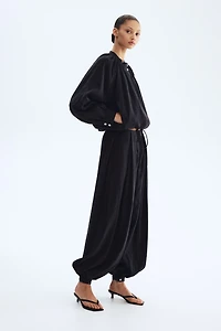 Balloon-Sleeved Modal Jacket