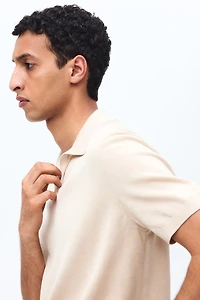 Regular-Fit Silk-Blend Polo Shirt