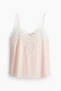 Lace-Trimmed Camisole Top