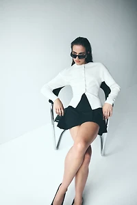 Chandail en tricot texturé