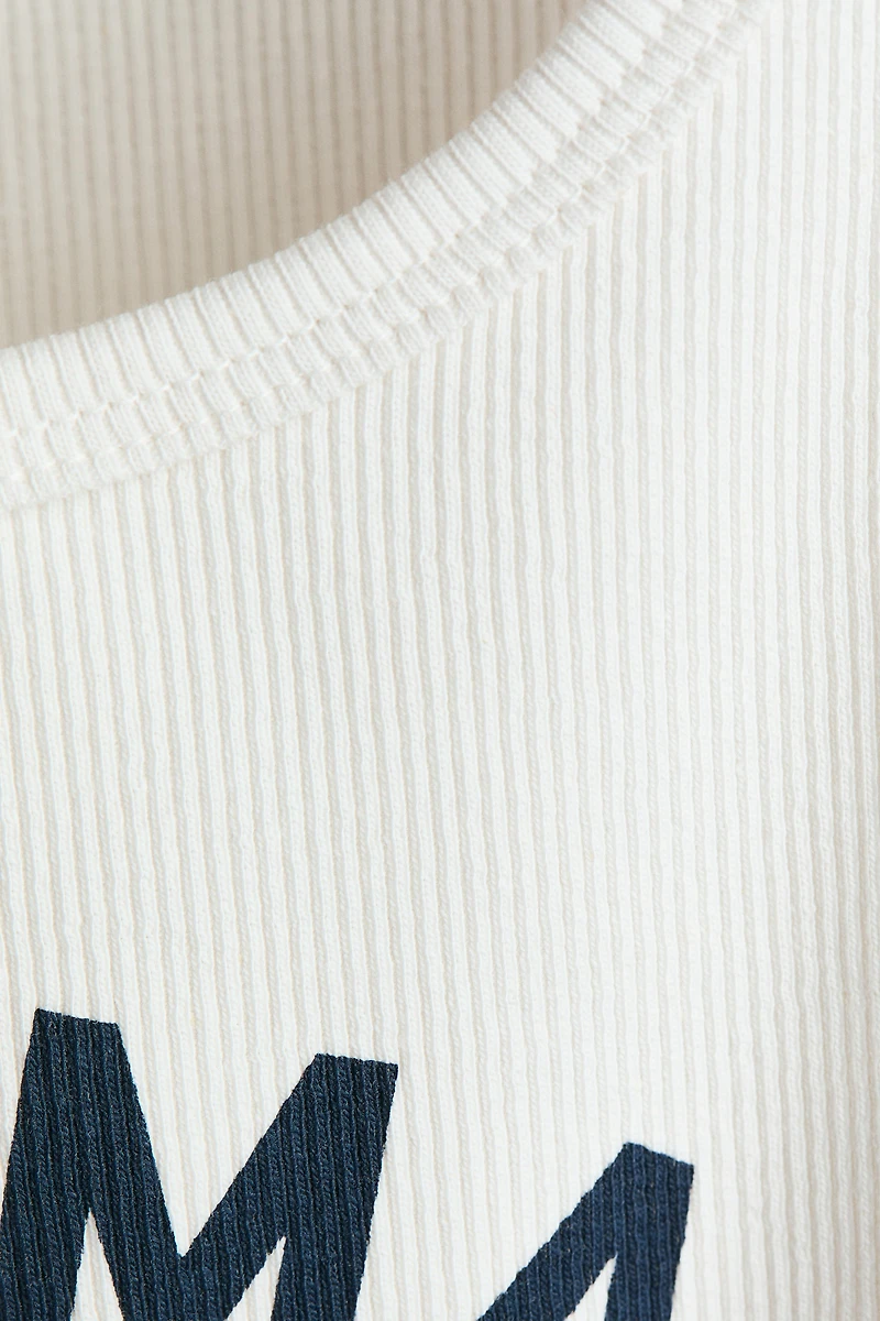 Motif-Detail Tank Top