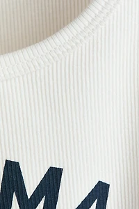 Motif-Detail Tank Top