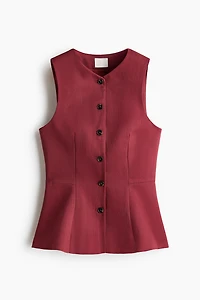 Peplum Vest