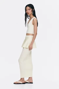 Layered Knit Skirt