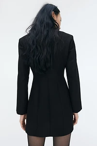 Robe blazer en sergé