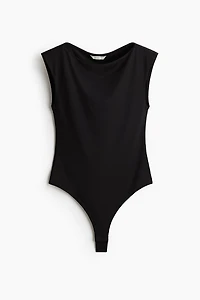 Boat-Neck Thong Bodysuit