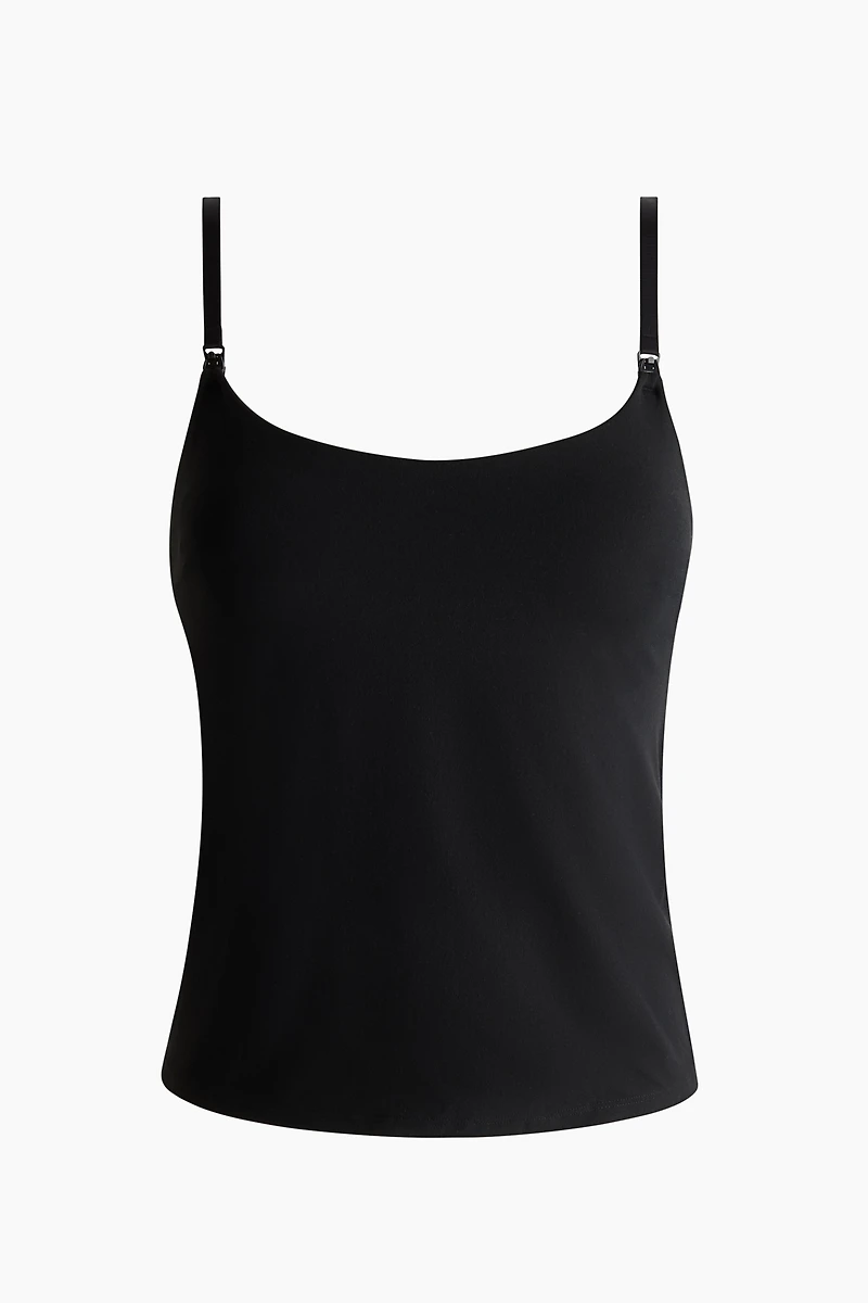 MAMA Padded-Cup Nursing Camisole Top