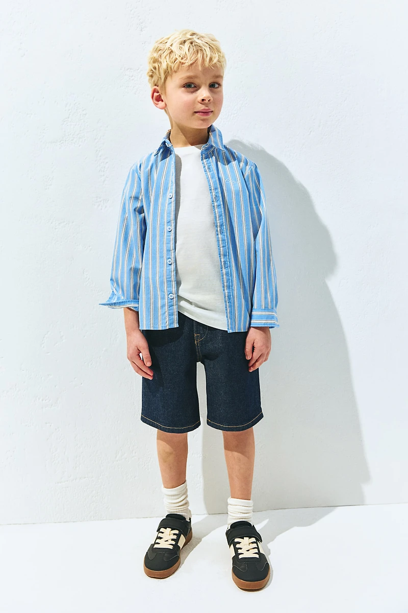 Chemise en popeline de coton