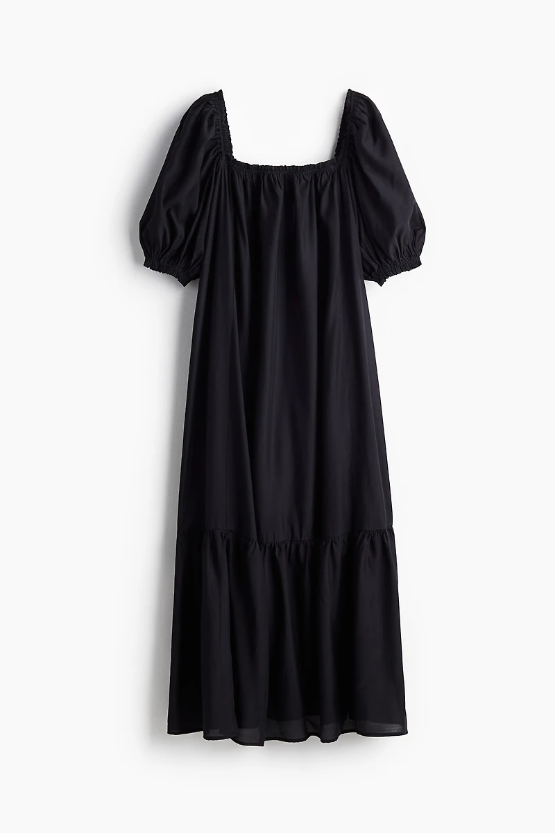Square-Neck Maxi Dress