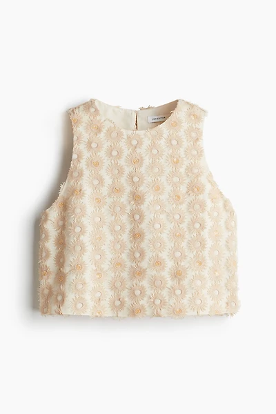 Haut avec appliqués