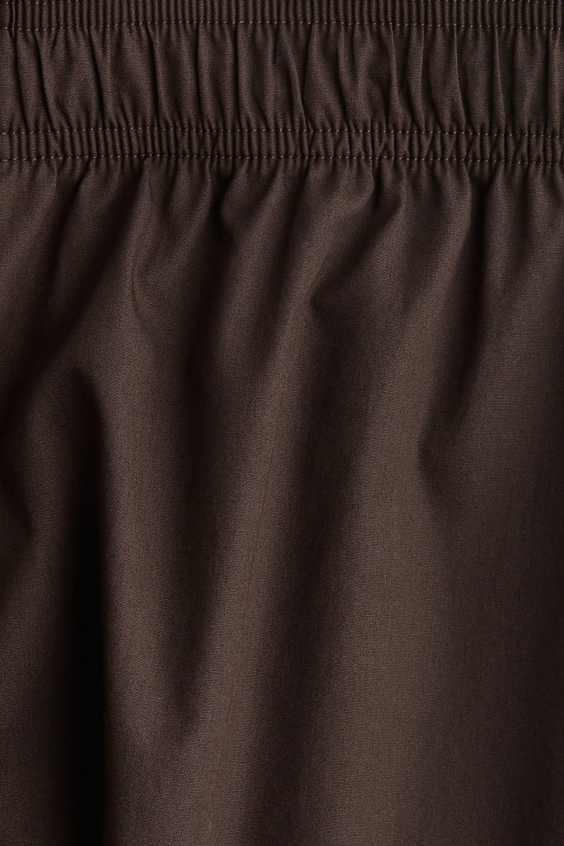 Ankle-Length Cotton Pants