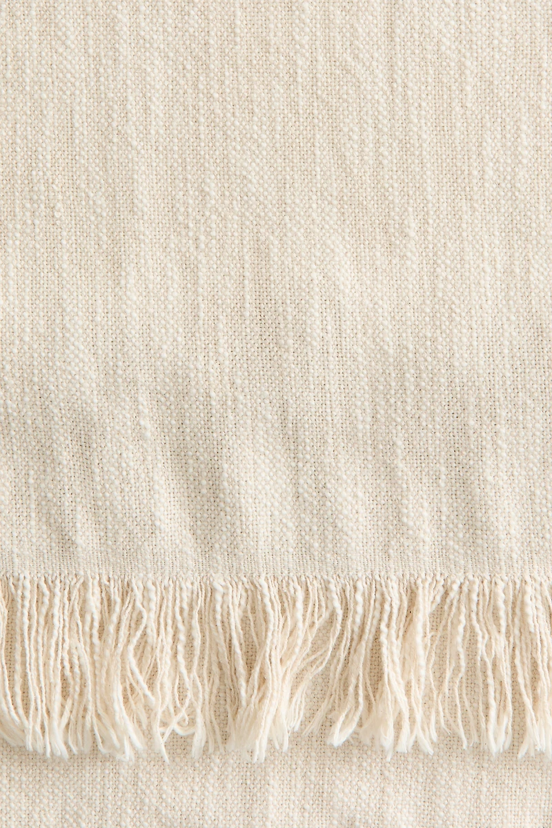 Cotton-Blend Throw