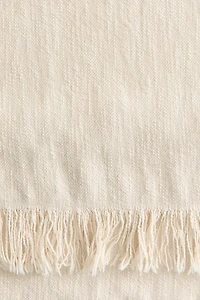 Cotton-Blend Throw