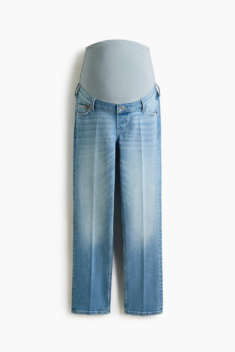 MAMA Slim Straight Ankle Jeans