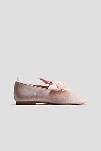 Appliquéd Ballet Flats