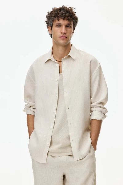 Relaxed-Fit Linen Shirt
