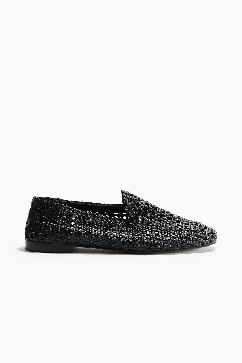 Interwoven Leather Loafers