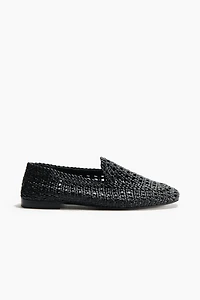 Interwoven Leather Loafers