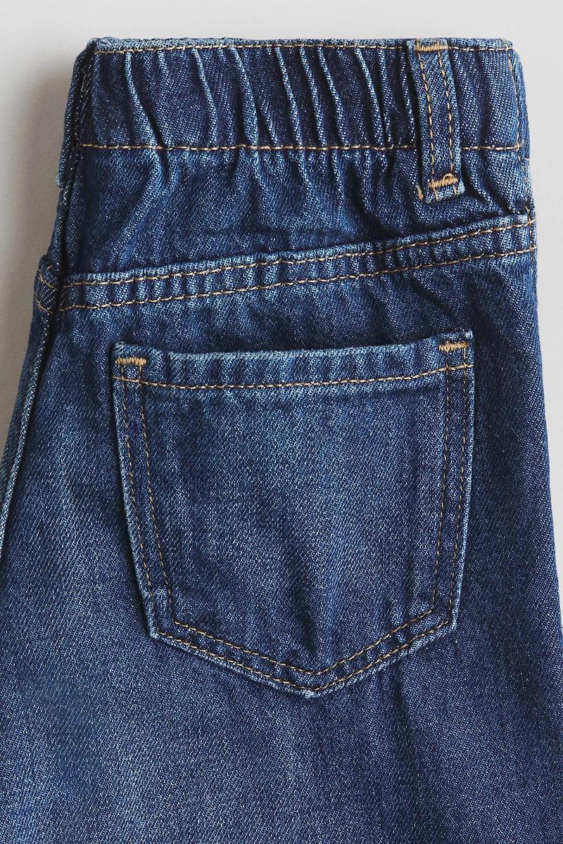 Jean à jambes larges