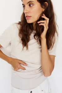 MAMA Haut d'allaitement à effet drapé