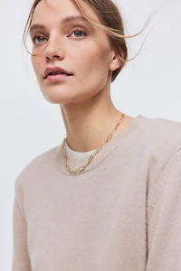 Shoulder-Pad Sweater