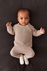 2-piece Knit Cotton Set