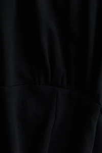 Batwing-Sleeved Sweatshirt Dress